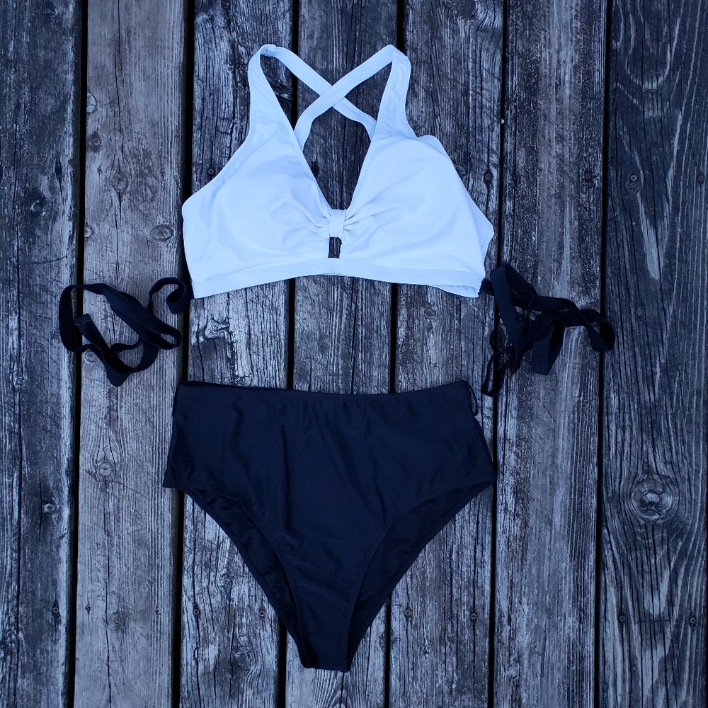 Brand new!! New Swimsuits for All high waisted 2 piece swimsuit size 2X